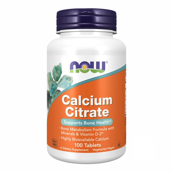 NOW Foods Calcium Citrate - 100 таблеток 733739012302 фото