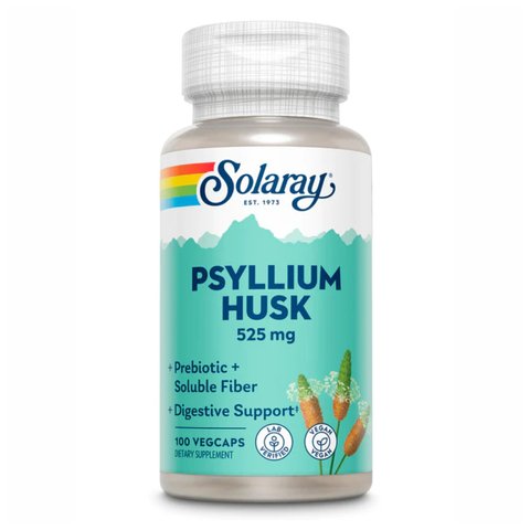 Solaray Psyllium Husk 525mg - 100 капсул 076280014600 фото