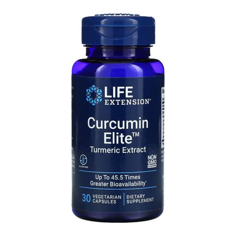 Life Extension Curcumin Elite Turmeric Extract - 30 капсул 737870246732 фото