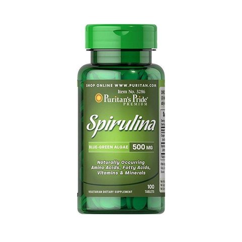 PP Spirulina 500мг - 100 таблеток 025077032860 фото