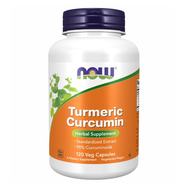 NOW Foods Turmeric Curcumin - 60 капсул 733739046383 фото