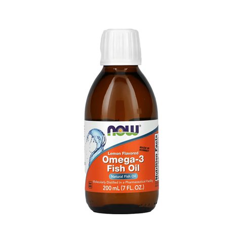 NOW Foods OMEGA-3 FISH OIL - 200мл (7 OZ) Лимон 733739016591 фото