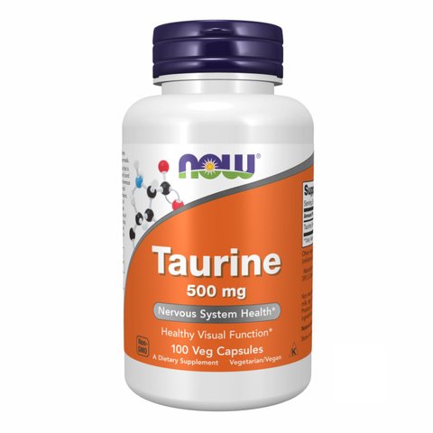 NOW Foods Taurine 500mg - 100 капсул 733739001405 фото