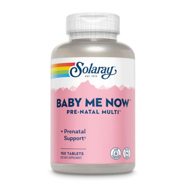 Solaray Baby me now Prenatal Multi - 150 таблеток 076280047875 фото