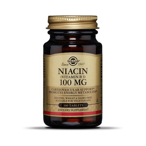 Solgar Niacin 100 mg - 100 таблеток 033984018600 фото