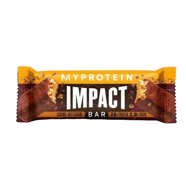 Myprotein Impact protein Bar - 64г Карамель горіх 5059883097480 фото