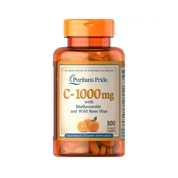 PP Vitamin C 1000мг with RH - 100 таблеток 074312106903 фото