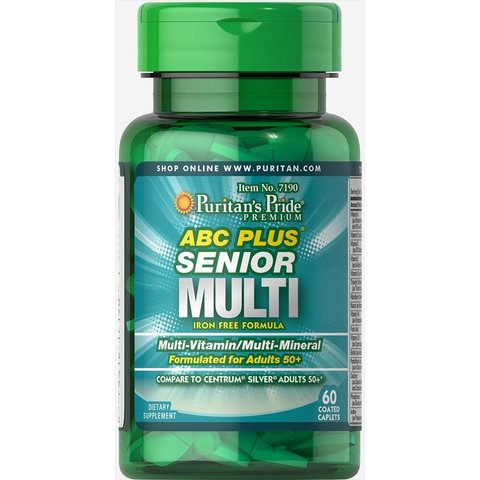 PP ABS Plus Senior Multivitamin Multi-mineral Formula - 60 таблеток 074312171901 фото