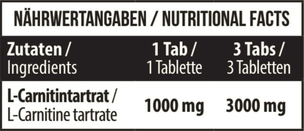 MST L-Carnitine 1000 - 90 таблеток 4260641160761 фото