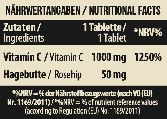 MST Healthy vitamin C + Rosehip 1000mg - 100 таблеток 4260641161836 фото