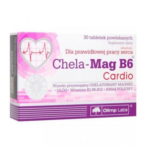 Olimp Chela MG+B6 Cardio - 30 таблеток 5901330034947 фото