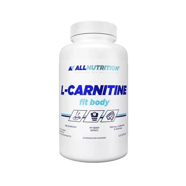 All Nutrition L-Carnitine Fit Body - 120 капсул 5902837706054 фото