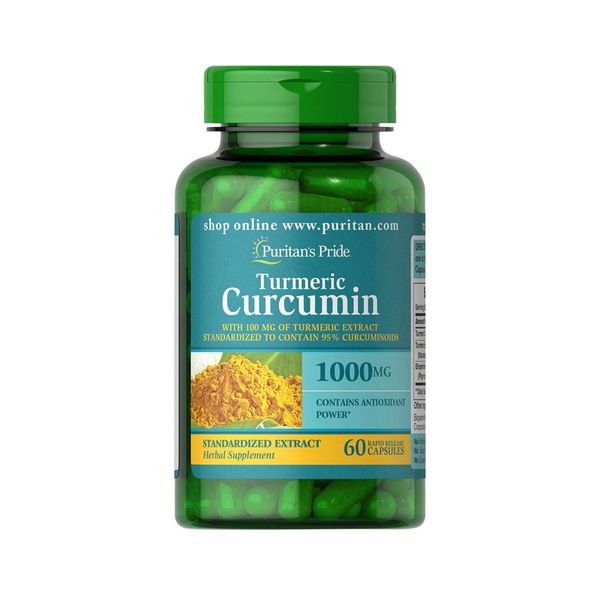 PP Turmeric Curcumin 1000mg with Bioperine 5 mg - 60 капсул 025077788262 фото