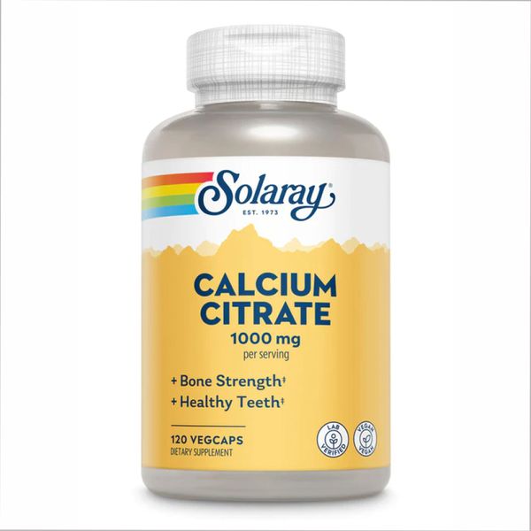 Solaray Calcium Citrate 1000mg - 120 капсул 076280045857 фото