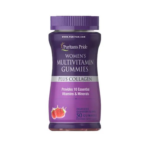 PP Women's Multivitamin Gummies Plus Collagen - 50 Gummies 025077599639 фото