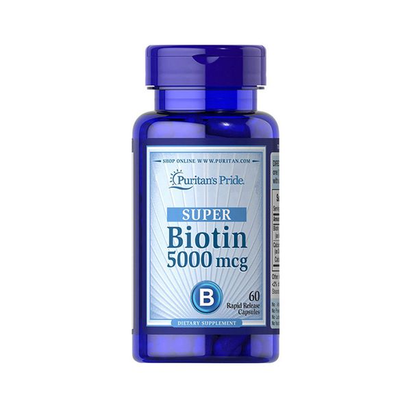 PP Biotin 5000мкг - 60 капсул 25077134304 фото