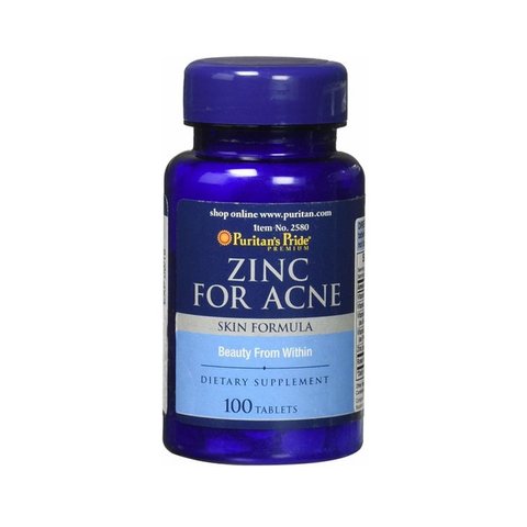 PP Zinc for Acne - 100 таблеток 074312125805 фото