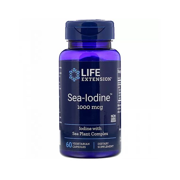 Life Extension Sea - Iodine 1000 мкг - 60 капсул 737870174066 фото