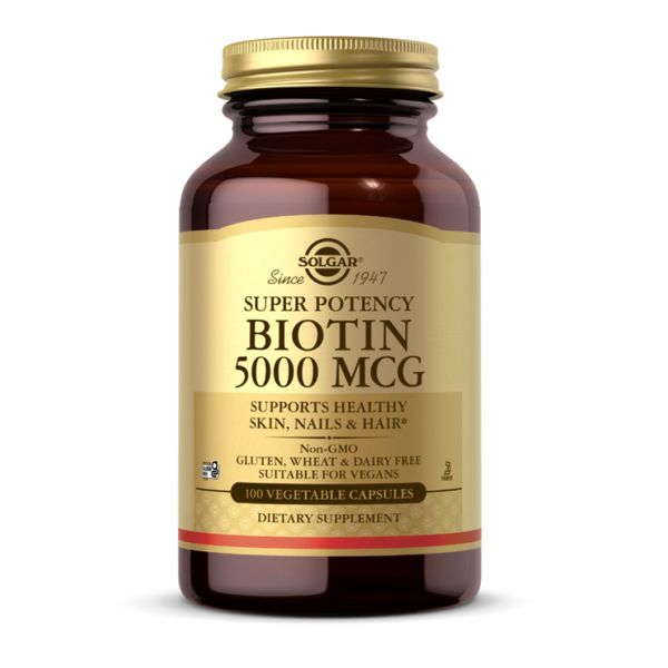 Solgar Biotin 5000 mcg - 50 капсул 033984003132 фото