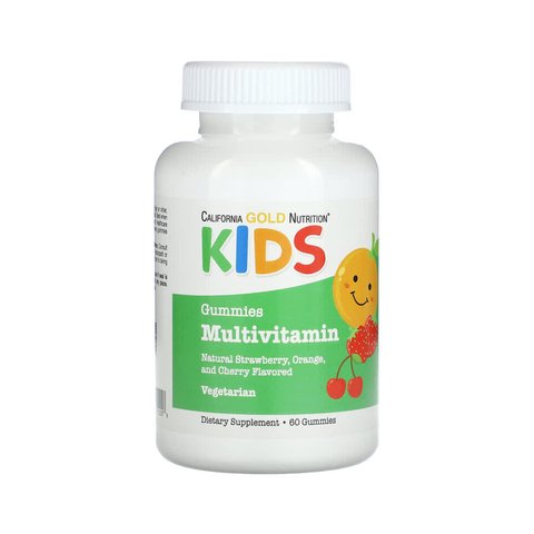 California Gold Kids Multivitamin - 60 жувальних цукерок 898220012008 фото