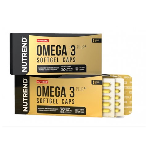 Nutrend Omega 3 Plus Softgel - 120 капсул 8594073178879 фото