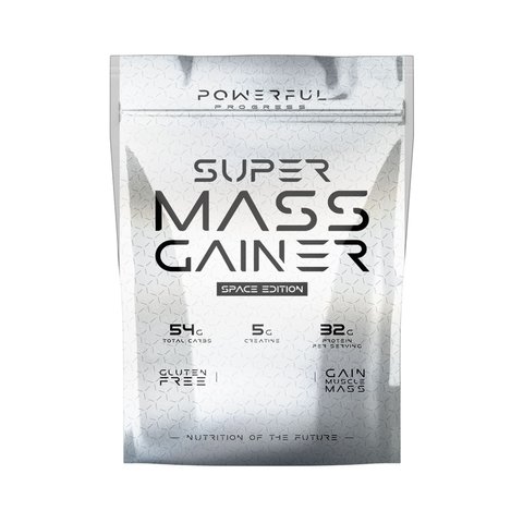 Powerful Progress Гейнер Super Mass Gainer - 4000г Банан 4820241840625 фото