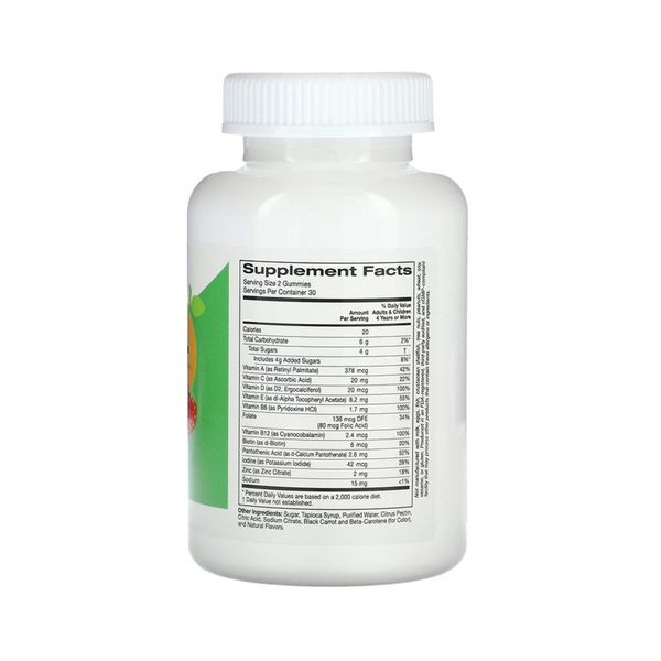 California Gold Kids Multivitamin - 60 жувальних цукерок 898220012008 фото