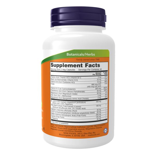 NOW Foods Mood Support with St.John's Wort - 90 капсул 733739033512 фото