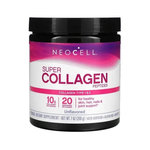 Neocell Super Collagen peptides - 198г без вкуса 016185019867 фото