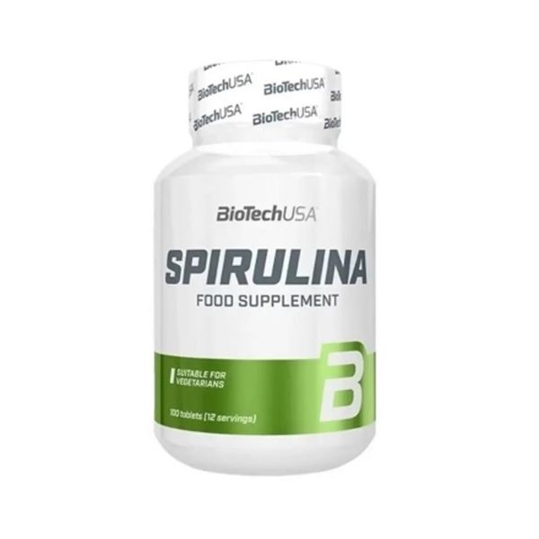 Biotech Spirulina - 100 таблеток 5999076234110 фото