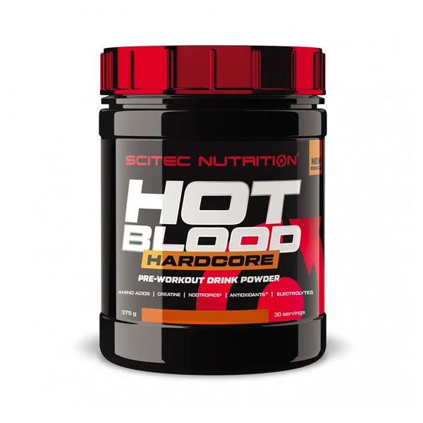 Scitec Nutrition Hot Blood Hardcore - 375 грамм Черная смородина 5999100023543 фото