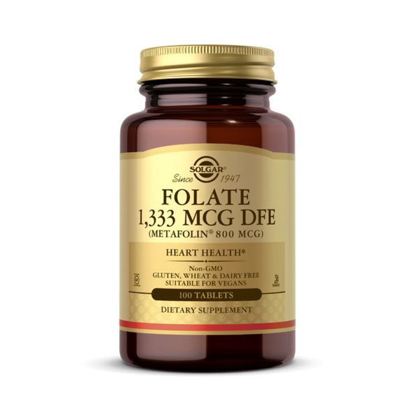 Solgar Folate 1,333 mcg DFE (Folic Acid 800 mcg) - 250 капсул 033984010925 фото