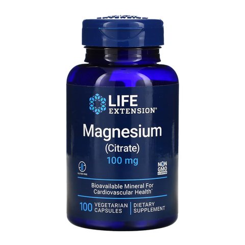 Life Extension Magnesium Citrate 100mg - 100 капсул 737870168218 фото