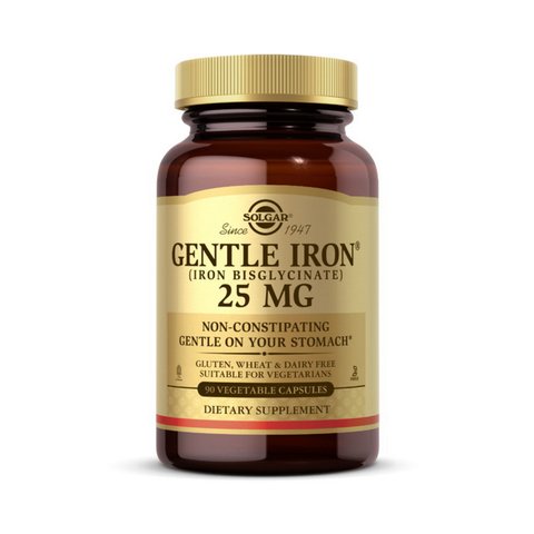 Solgar Gentle Iron 25 mg - 90 капсул 033984012493 фото