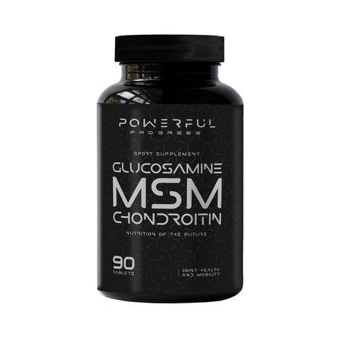 Powerful Progress «Glucosamine-Chondroitin + MSM» - 90 tabs 4820242795665 фото