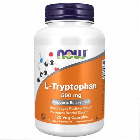 NOW Foods L-Tryptophan 500mg - 120 капсул 733739001672 фото