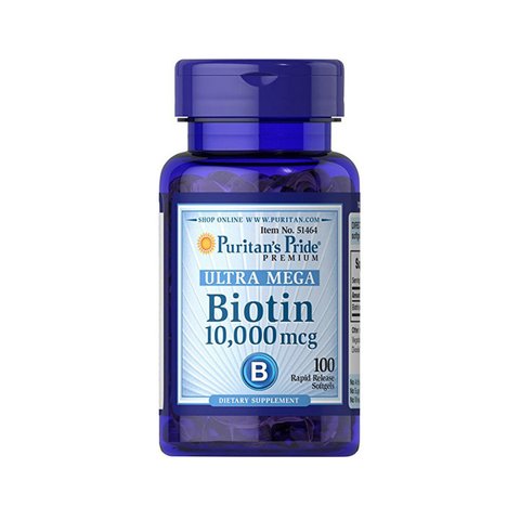 PP Biotin 10000мкг - 100 капсул 025077514649 фото