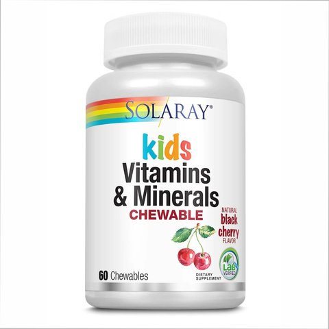 Solaray Children Vitamin and Minerals - 60 жувальних таблеток 076280047967 фото