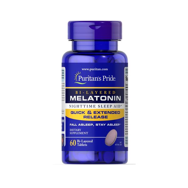 PP Melatonin Bi Layer 5 mg - 60 таблеток 025077530984 фото