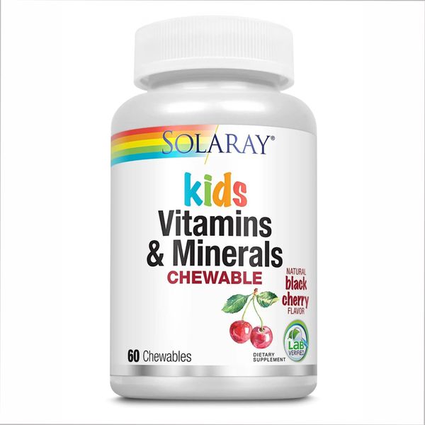 Solaray Children Vitamin and Minerals - 60 жувальних таблеток 076280047967 фото