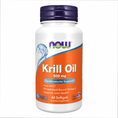 NOW Foods Krill Oil 500mg - 60 капсул 733739016256 фото