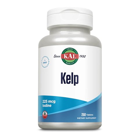 KAL Kelp Iodine 225mcg - 250 таблеток 021245754008 фото