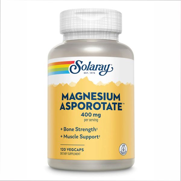 Solaray Magnesium Asporotate 400mg - 120 капсул 076280046212 фото