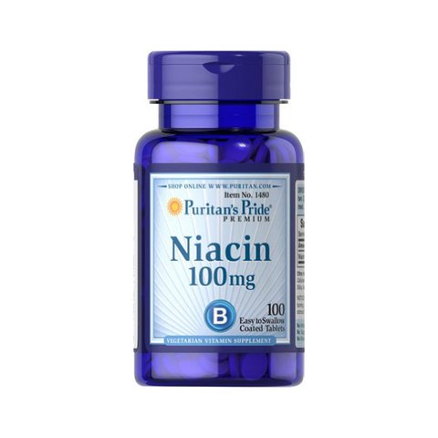 PP Niacin 100mg - 100 таблеток 074312114809 фото