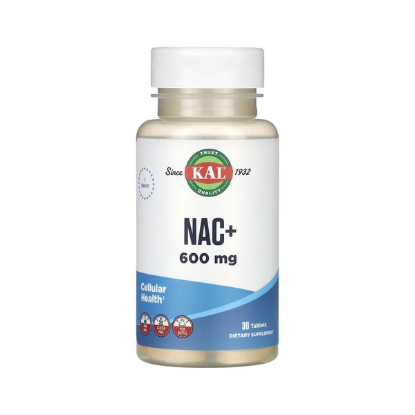 KAL NAC+ 600mg - 30 таблеток 021245106340 фото